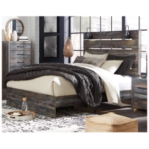 Drystan Queen Panel Bed, Multi