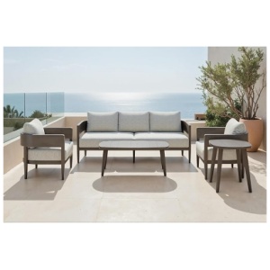 Erika Home Foret Outdoor Coffee Table, Brown