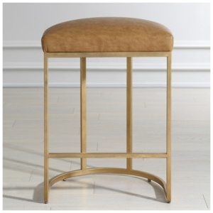 Exalted Living Counter Height Bar Stool, Brown