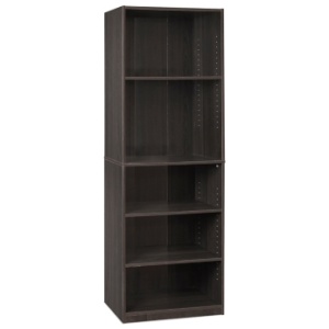 Five Shelf 71" Home Office Bookcase, Espresso