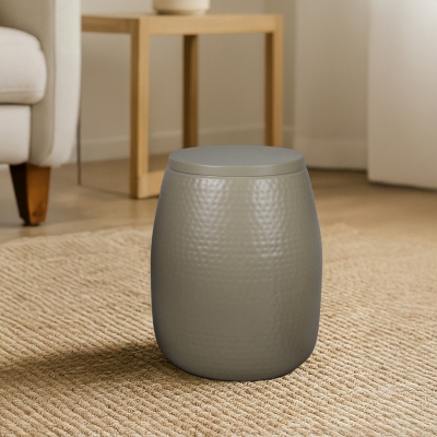 HAPPIMESS Merida Storage Side Table, Almond