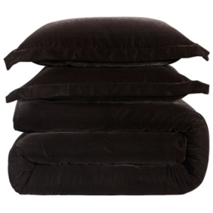 HiEnd Accents Estelle 3- Piece King Comforter Set, Cocoa