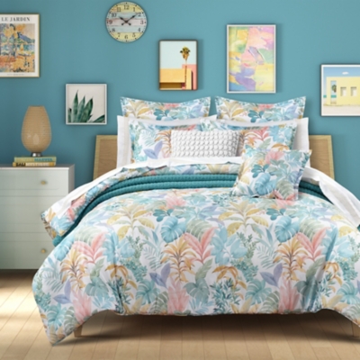 J. Queen Bold Bahama King/California King 3 Piece Comforter Set, Aqua