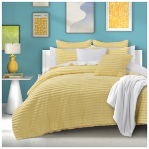 J. Queen Bold Darby Twin/Twin XL 2 Piece Comforter Set, Yellow