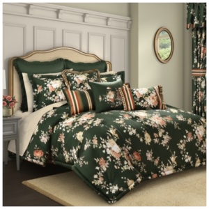 J. Queen Cottage Brittany Full/Queen 3 Piece Comforter Set, Forest