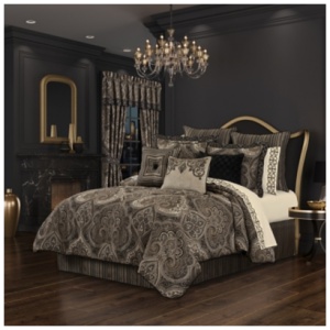 J. Queen New York Cipriana Queen 4 Piece Comforter Set, Bronze