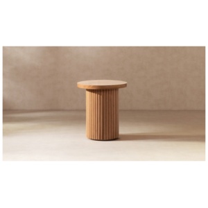 Jennifer Taylor Home Kenzie Side Table, Light Natural Brown