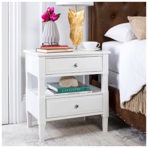 Jenson 2 Drawer Nightstand, White