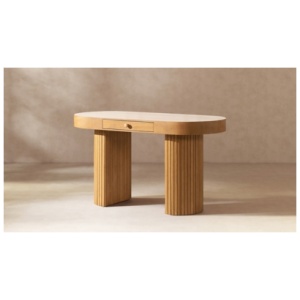 Jesse 25" Home Office Desk, Honey Brown