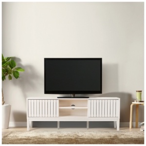 Jonathan Y Gennaro 58" TV Stand, White