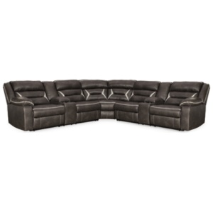 Kincord 3-Piece Power Reclining Sectional, Midnight