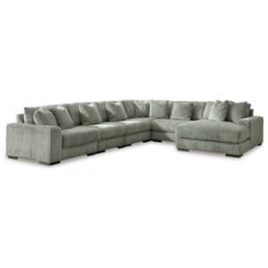 Lindyn 6-Piece Modular Sectional with Chaise, Fog