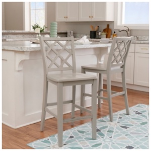 Linon Kolt Counter Stool, Graystone