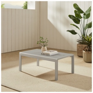 Linon Rosemary Outdoor Coffee Table, Gray