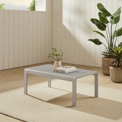 Linon Rosemary Outdoor Coffee Table, Gray