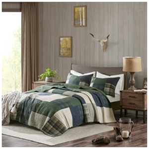 Mill Creek King/California King Oversized Quilt Set, Green