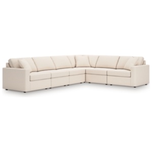 Modmax 6-Piece Modular Next-Gen Nuvella™ Performance Fabric Sectional, Oyster