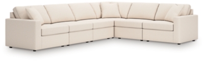 Modmax 6-Piece Modular Next-Gen Nuvella™ Performance Fabric Sectional, Oyster