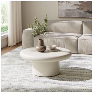 Modway Argos Outdoor Coffee Table, White