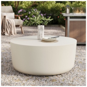Modway Brion Outdoor Coffee Table, White