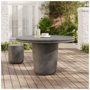 Modway Brion Outdoor Dining Table, Gray