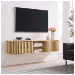 Modway Fortitude 64" TV Stand, Oak