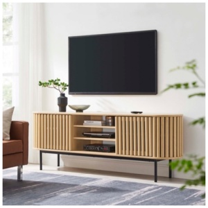 Modway Fortitude 71" TV Stand, Oak