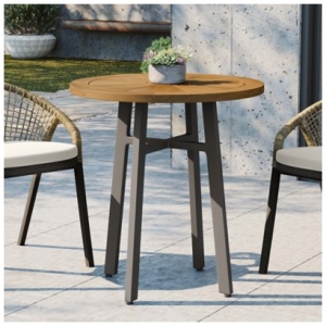 Modway Meadow Outdoor Dining Table, Natural/Taupe