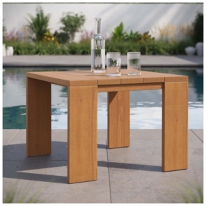 Modway Tahoe Outdoor Side Table, Natural