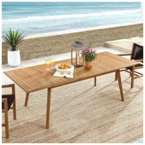Modway Vienna Outdoor Dining Table, Natural