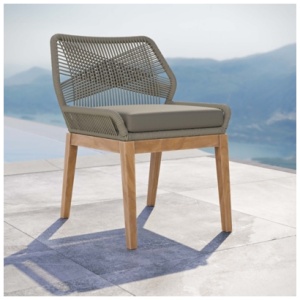 Modway Wellspring Outdoor Dining Chair, Greige