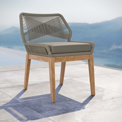 Modway Wellspring Outdoor Dining Chair, Greige