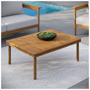 Modway Wren Outdoor Coffee Table, Natural