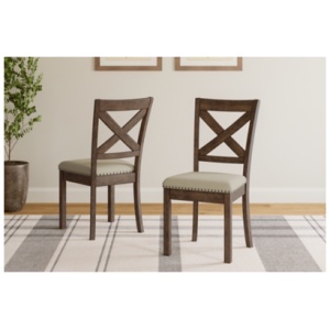 Moriville X Back Dining Chair, Beige