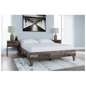 Neilsville Queen Platform Bed, Multi Gray
