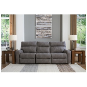 Next-Gen DuraPella Performance Fabric 3-Piece Dual Power Reclining Modular Sofa, Slate