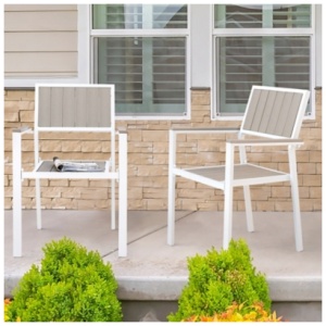 Nuu Garden Outdoor Dining Chairs(Set Of 2), Brown