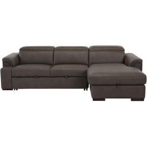 Orion 2-pc. Media w/ Speaker Headrest Sofa Chaise