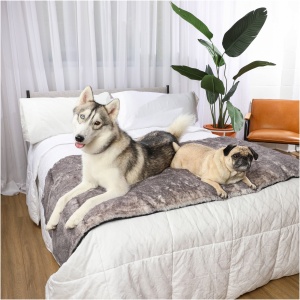 PupProtector Luxe Waterproof Bed Runner - Ultra Soft Chinchilla