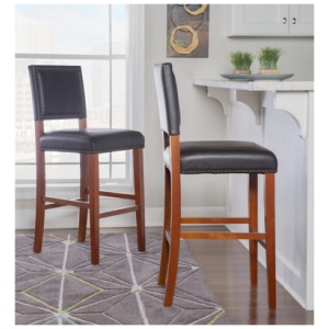 Robbin Brook Bar Stool, Black