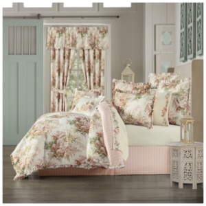 Royal Court Estelle Coral Queen 4Pc. Comforter Set