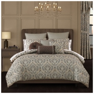 Royal Court Maren 3 Piece Full/Queen Comforter Set, Chocolate