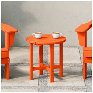 Seaside Outdoor Side Table, Orange