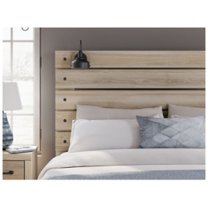 Senbry King Panel Headboard, Tan