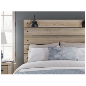 Senbry Queen Panel Headboard, Tan