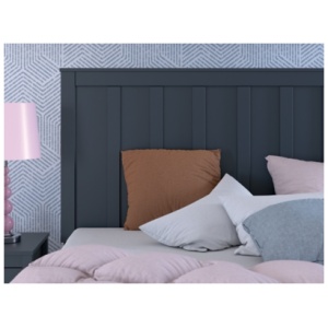 Simmenfort Full Panel Headboard, Navy Blue