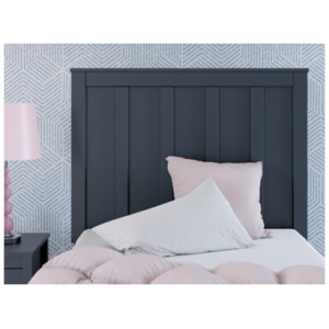Simmenfort Twin Panel Headboard, Navy Blue