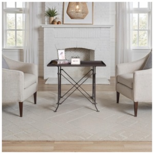 Storied Home Rectangular End Table, Rustic Bronze