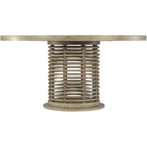 Surfrider 60in Round Rattan Dining Table