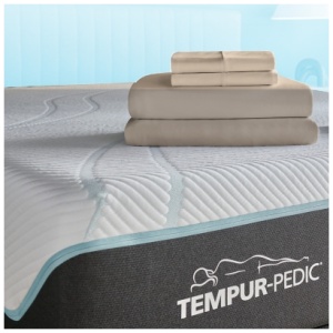 TEMPUR-breeze° Cooling Sheet Set- Split California King, Sandstone